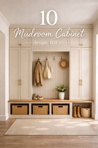 10 Mudroom Cabinets Design Ideas