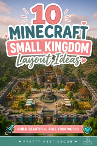 10 Minecraft Small kingdom Layout Ideas