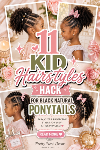 11 Kid Hairstyles Hack For Black Natural Ponytails