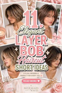11 Elegent Layer Bob Haircut Short Ideas