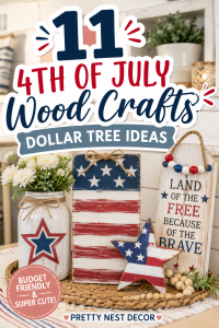 11 4th Of July Wood Crafts Dollar Tree Ideas