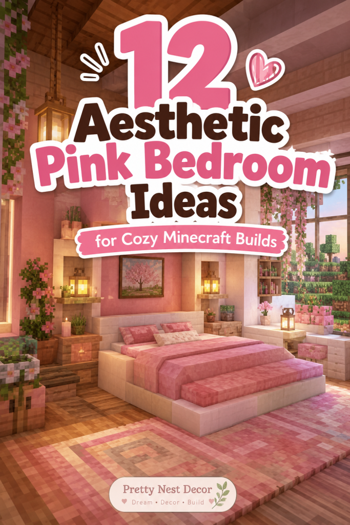Aesthetic Pink Bedroom 