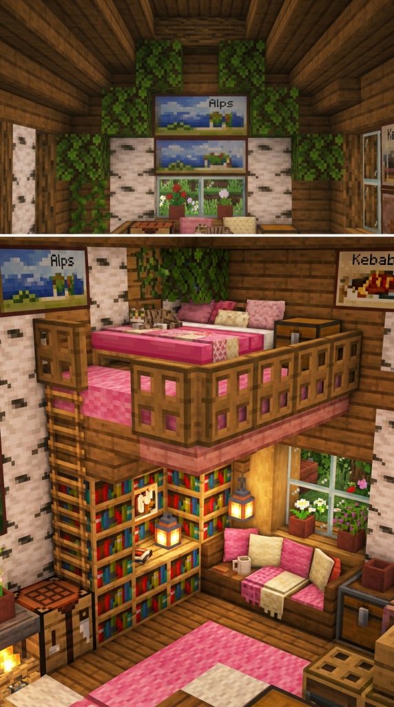 Aesthetic Pink Bedroom 