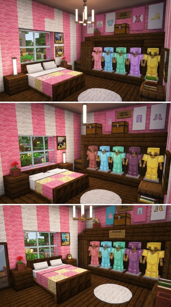 Aesthetic Pink Bedroom 