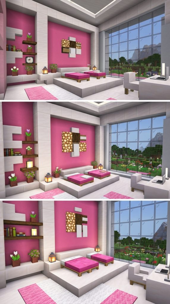 Aesthetic Pink Bedroom 