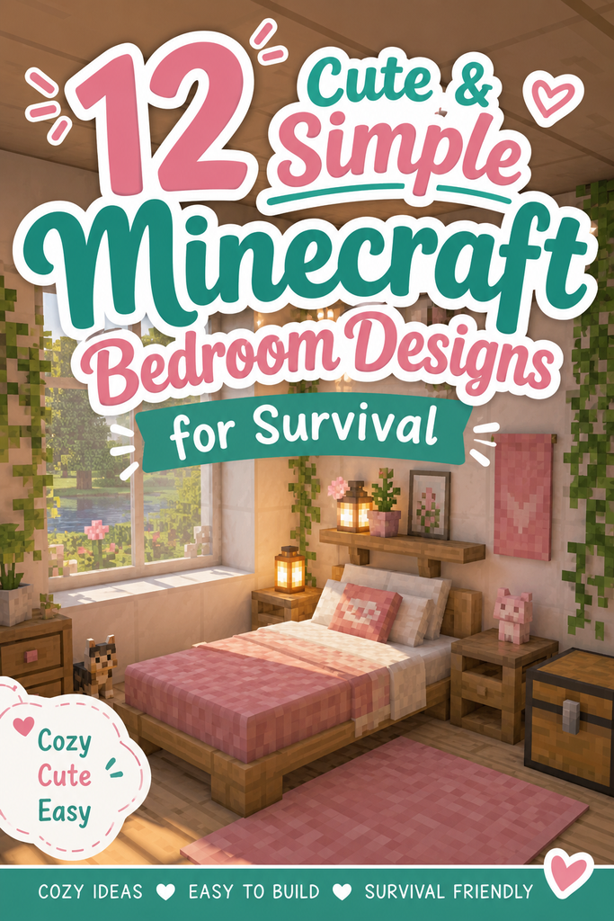 Minecraft Bedroom Design