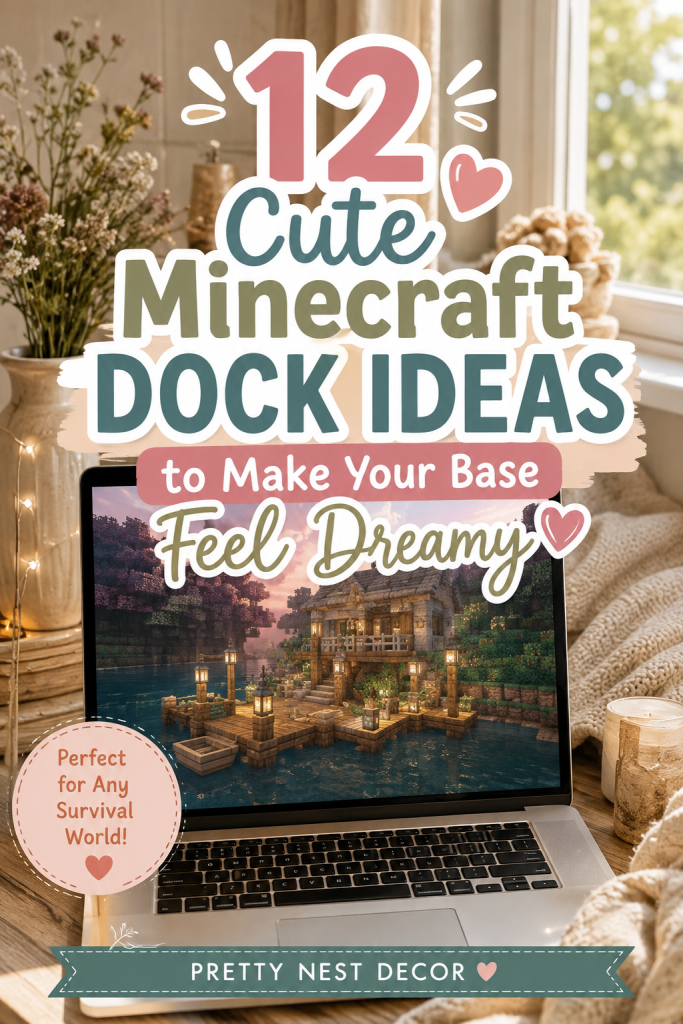 Cute Minecraft Dock
