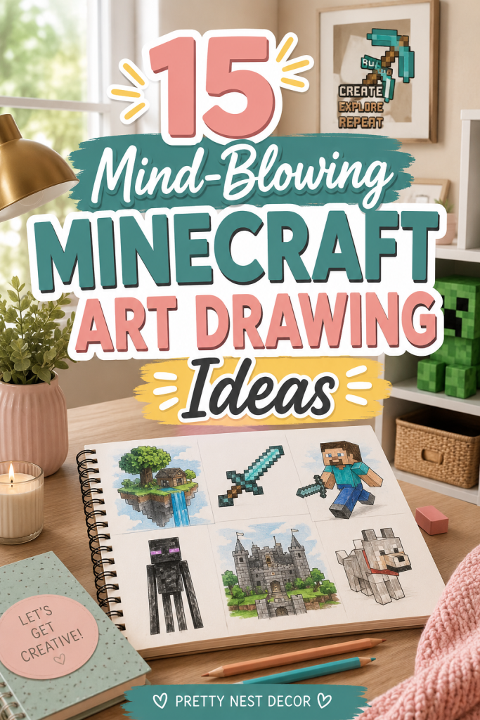 Minecraft Art Drawing
