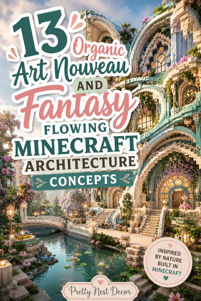 Flowing Minecraft Architecture Concepts