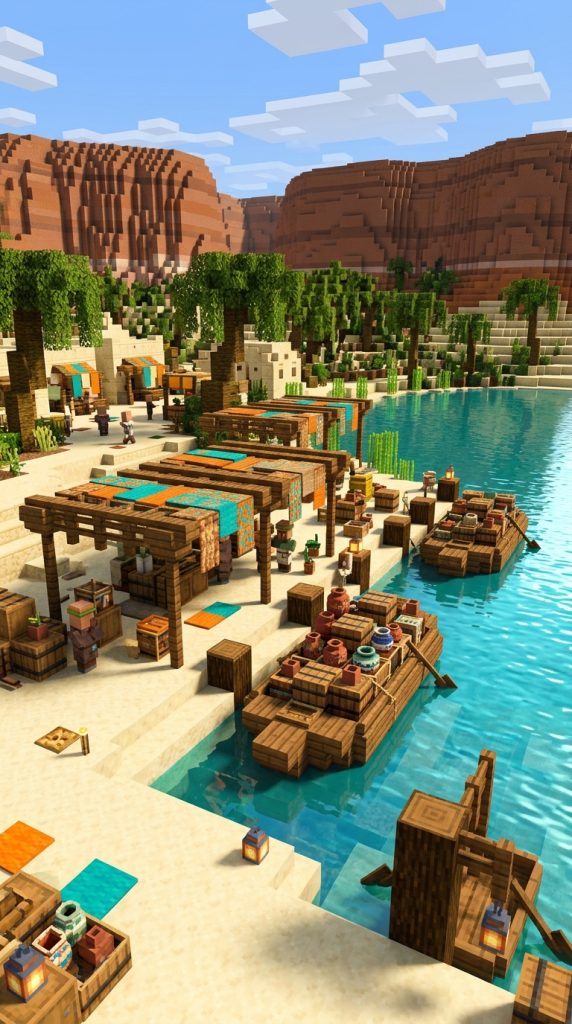 Minecraft Spruce Dock
