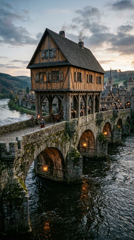 Minecraft Bridge House