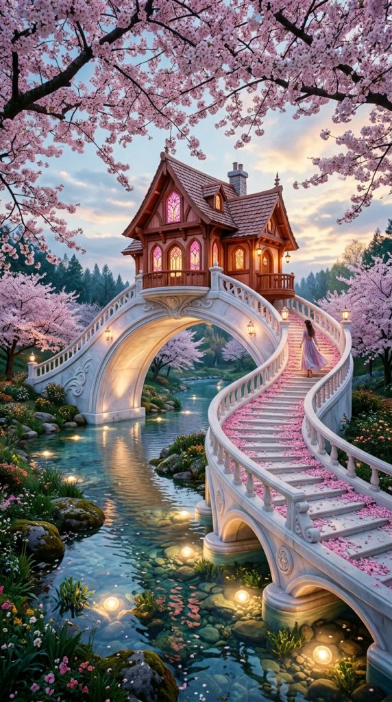 Minecraft Bridge House