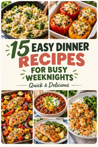 15 Easy Dinner Recipes for Busy Weeknights