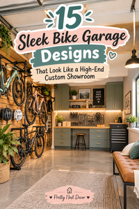 15 Sleek Bike Garage Designs That Look Like a High-End Custom Showroom